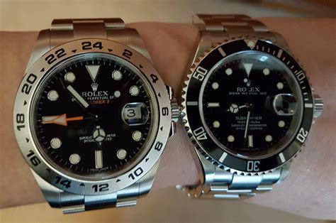 rolex explorer ii vs submariner.